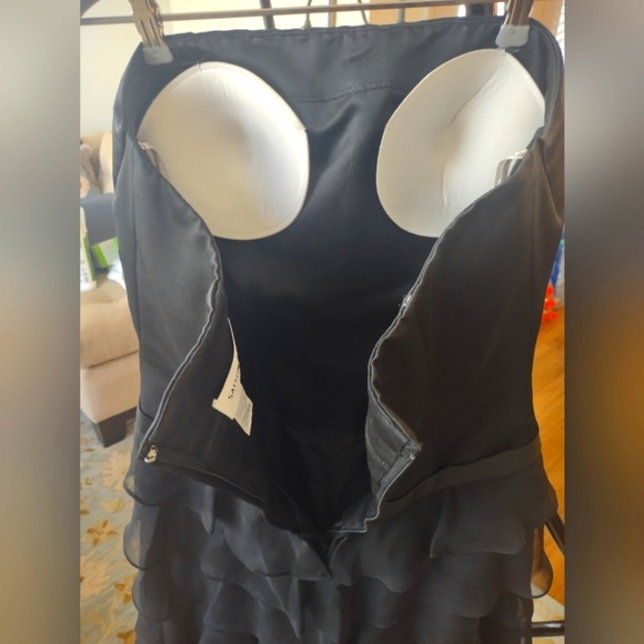 Saison Blanche Black Cocktail Dress - Size 12 - Picture 6 of 11